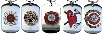 Fire Fighter Dog Tags